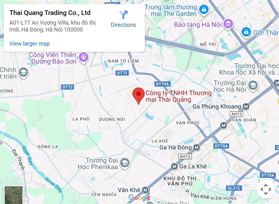 VPGD Thái Quảng tại An Vượng Villa, Hà Nội trên Google Maps