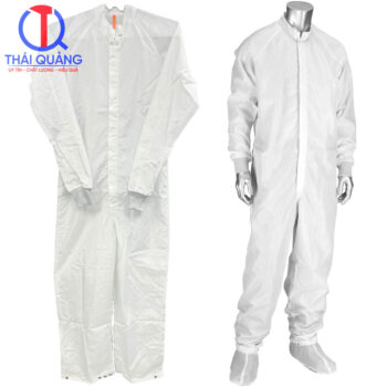 Bộ áo liền quần phòng sạch giúp ngăn chặn bụi bẩn hiệu quả