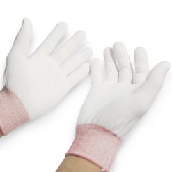 Găng tay sợi carbon không phủ, màu trắng