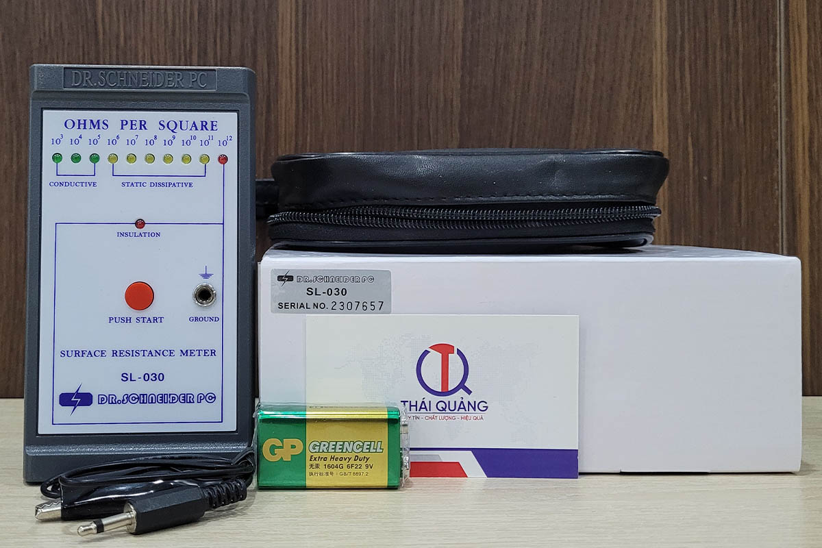 Thái Quảng cung cấp máy đo điện trở bề mặt SL-030 Dr. Schneider PC chính hãng (Full box)