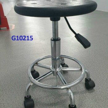 G10215 ghế 4 lỗ, trục 140, chân thép mạ, bánh xe - ảnh thực tế