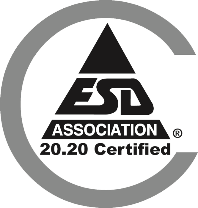 Mẫu dấu "Tiêu chuẩn ANSI/ESD S20.20"