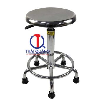 Ghế đôn inox chân thép mạ