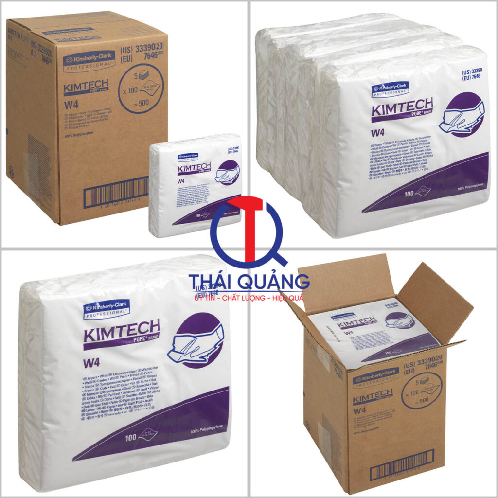 Giấy lau Kimtech chuyên dùng lau chùi và vệ sinh trong phòng sạch ...