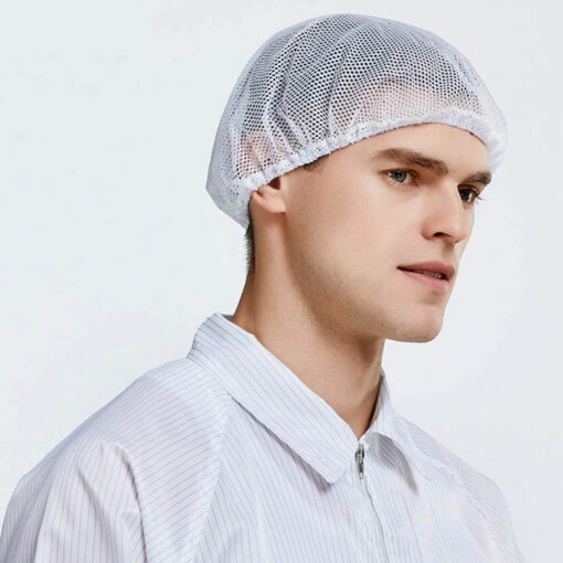 Mũ lưới màu trắng chống tĩnh điện cho nam