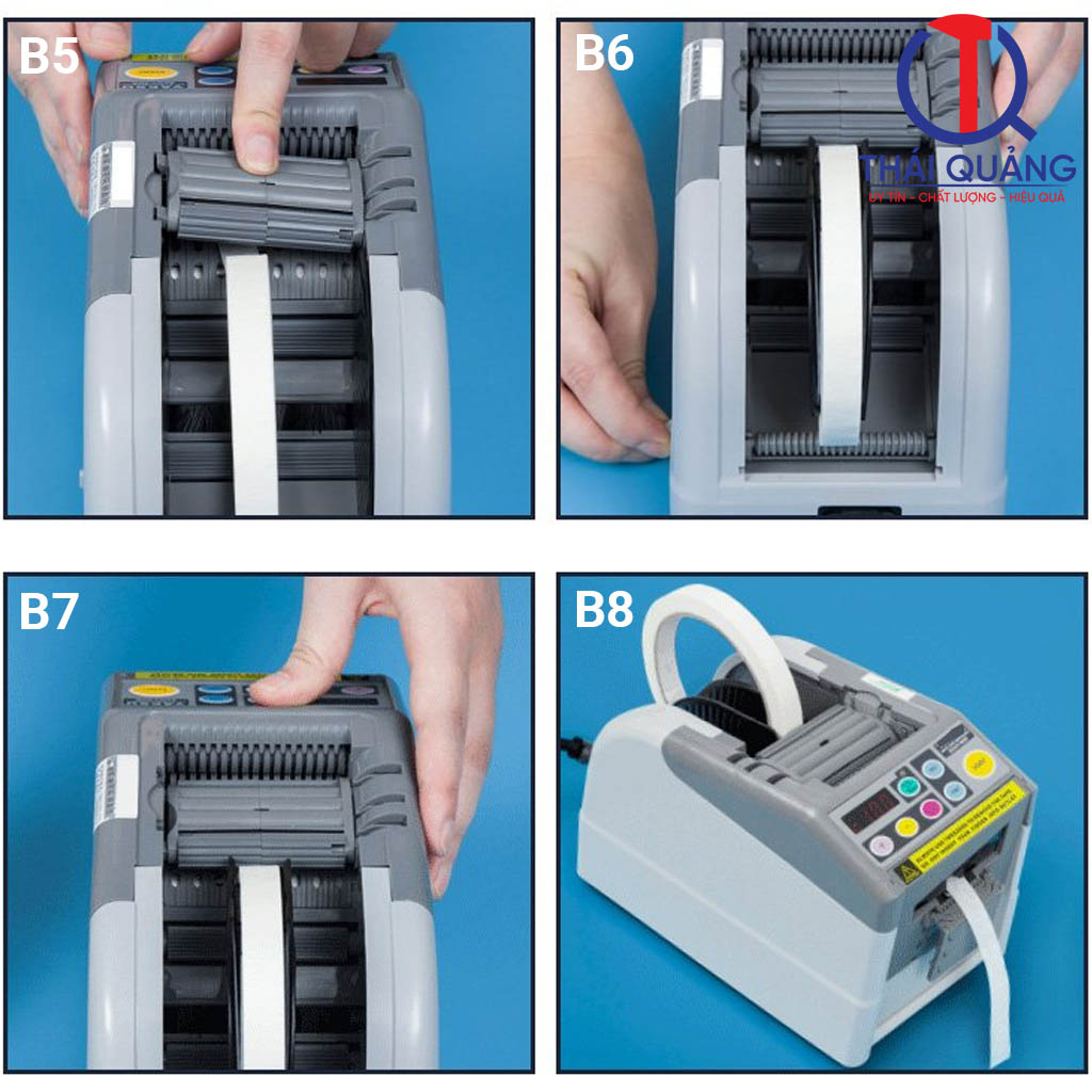 Các bước sử dụng máy ZCUT-9GR