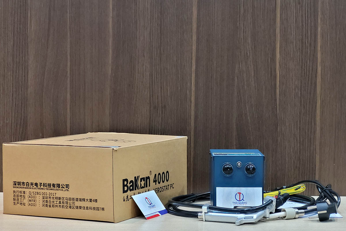 Thái Quảng phân phối Súng thổi ion BK4000 Bakon chính hãng (Full box)