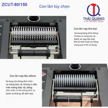 ZCUT-80 và 150 Con lăn tùy chọn