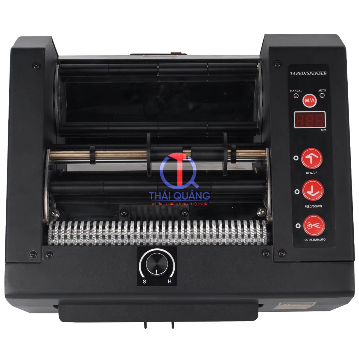 Mặt trên máy cắt băng keo ZCUT-150