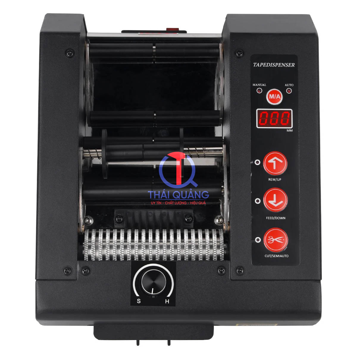 Mặt trên máy cắt băng keo ZCUT-80