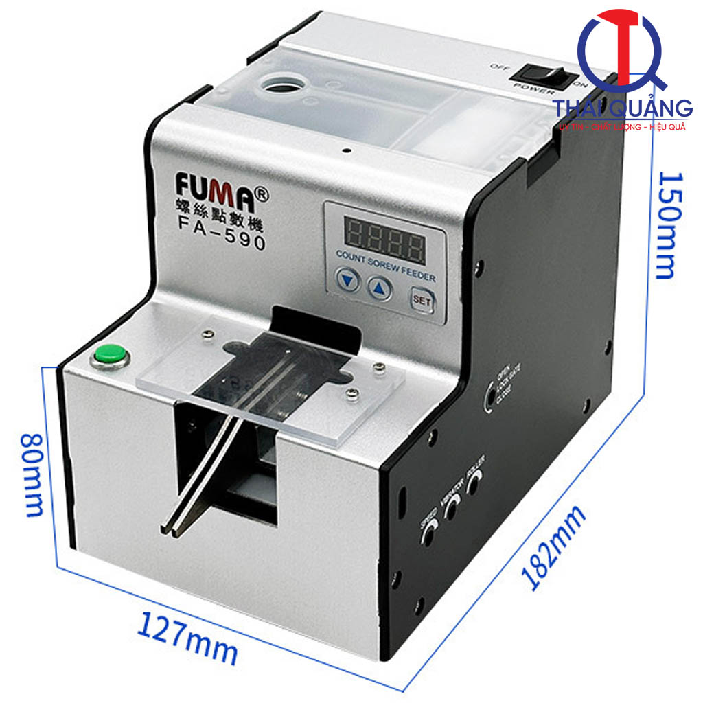 Kích thước máy đếm cấp vít tự động FA-590