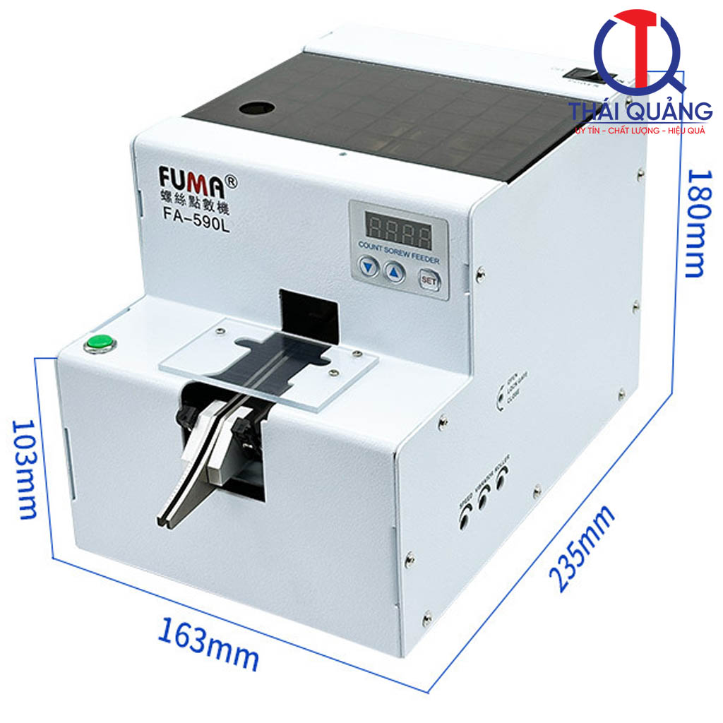 Kích thước máy đếm cấp vít tự động FA-590L