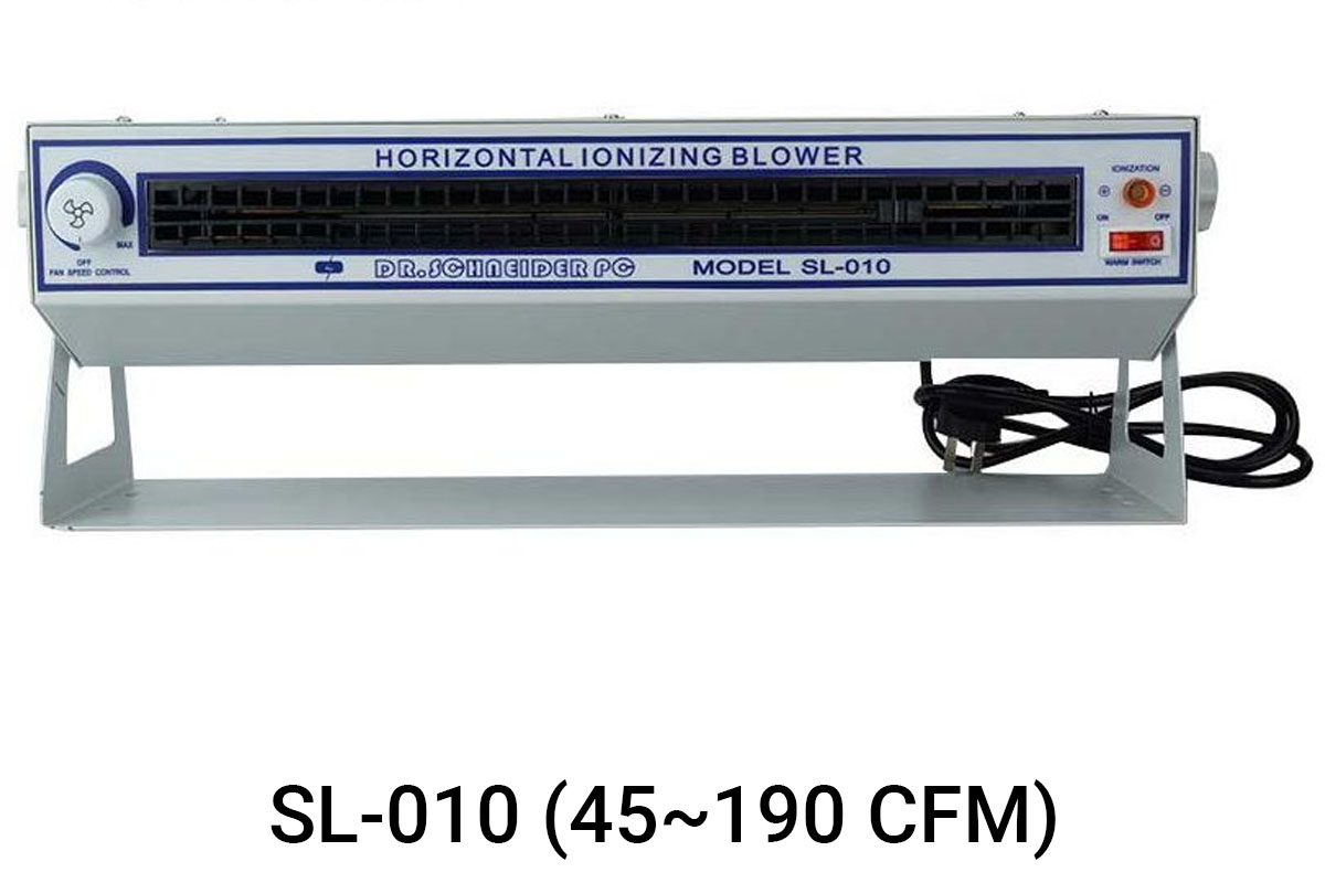 Quạt thổi ion SL-010 tùy chỉnh lưu lượng gió 45~190 CFM