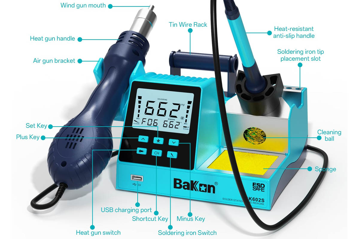 Các thành phần chính của BK602S Bakon