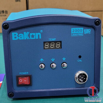 Mặt trước trạm hàn thiếc BK2000 Bakon