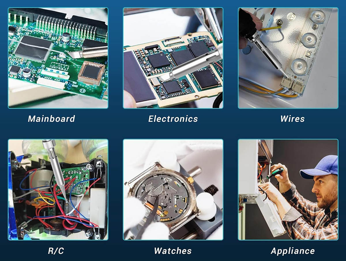 Sử dụng máy hàn thiếc Bakon cho nhiều ứng dụng hàn