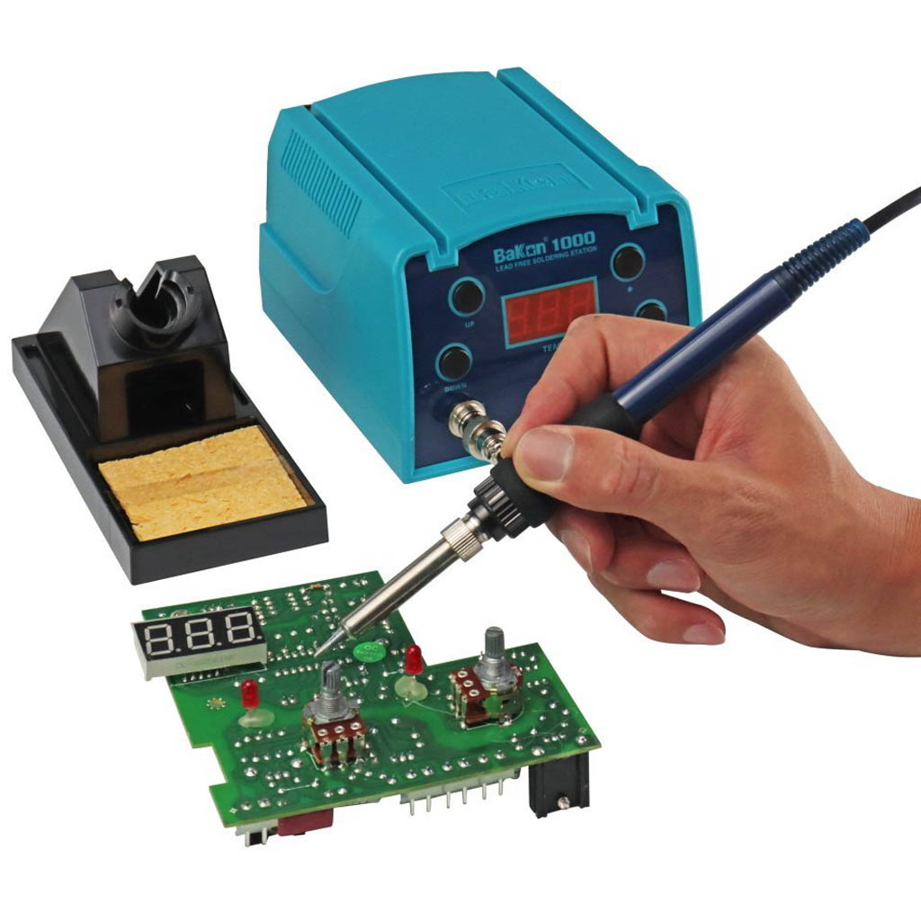 Sử dụng trạm hàn BK1000 Bakon sửa chữa bo mạch