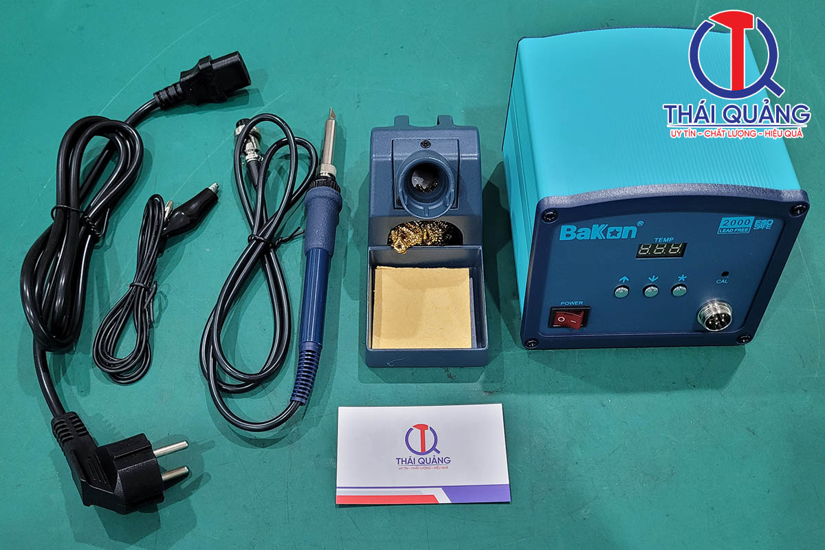 Thái Quảng cung cấp trạm hàn thiếc BK2000 Bakon chính hãng, đầy đủ phụ kiện