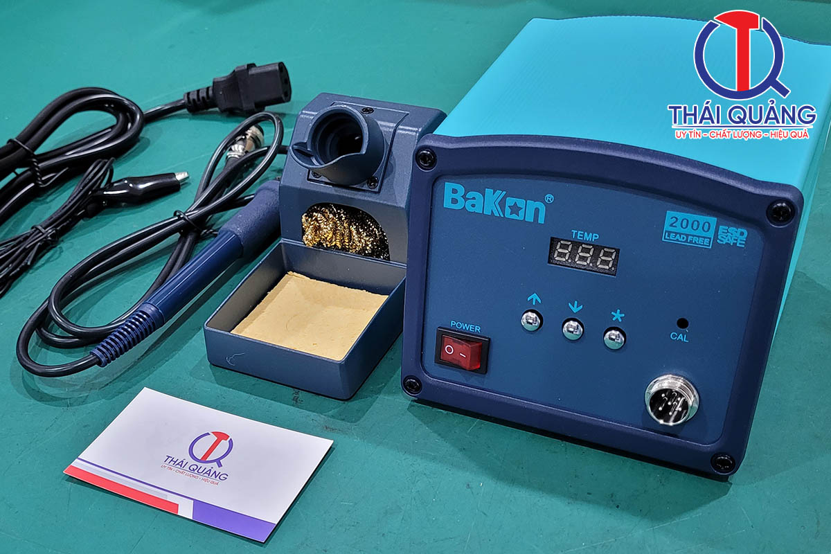 Trạm hàn thiếc BK2000 Bakon với thiết kế chống tĩnh điện (ESD Safe)