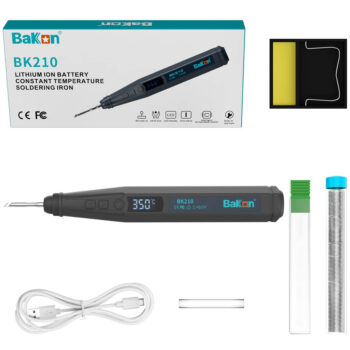 Bút hàn thiếc di động BK210 Bakon (phiên bản màu đen)