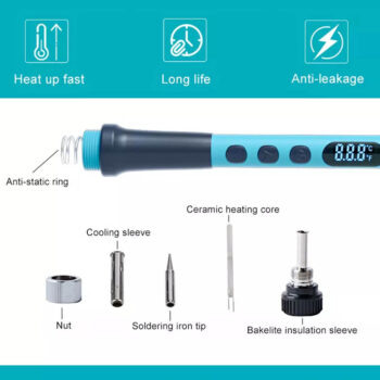 Cấu tạo bút hàn thiếc BK607 Bakon