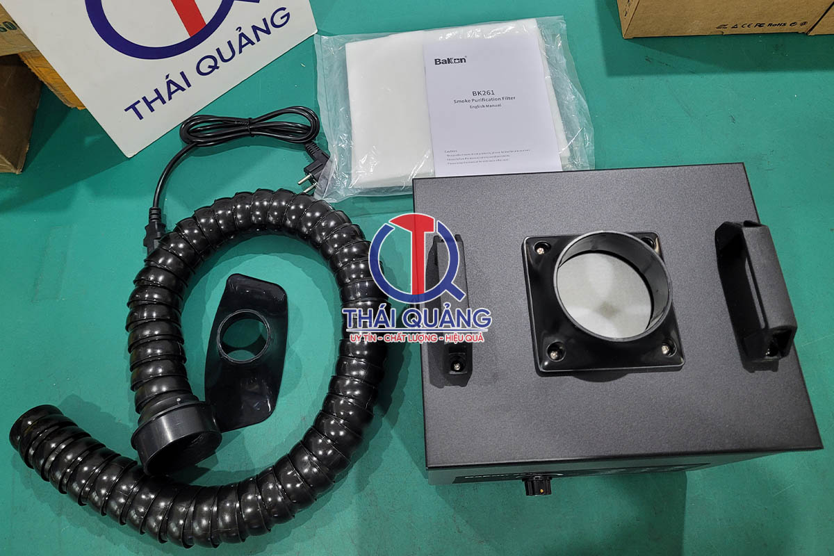 Thái Quảng cung cấp máy hút khói hàn BK261 Bakon chính hãng