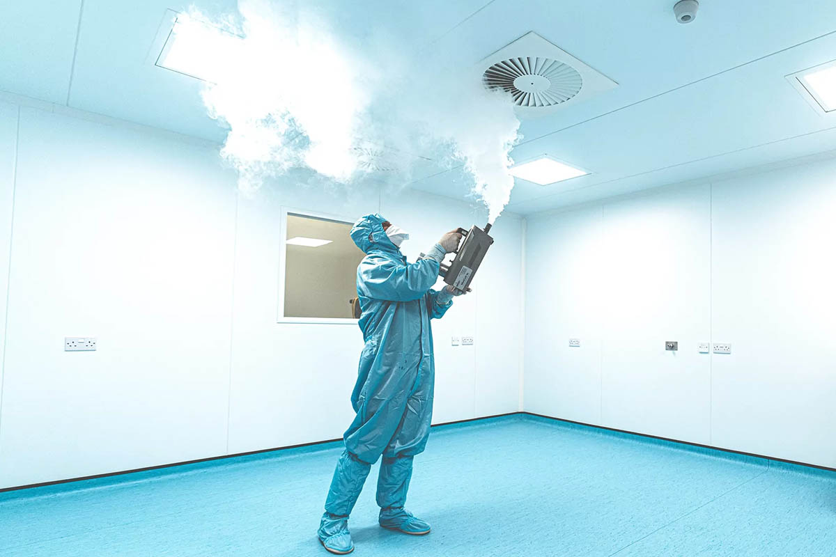 Đảm bảo hệ thống xử lý không khí của phòng sạch hoạt động tốt