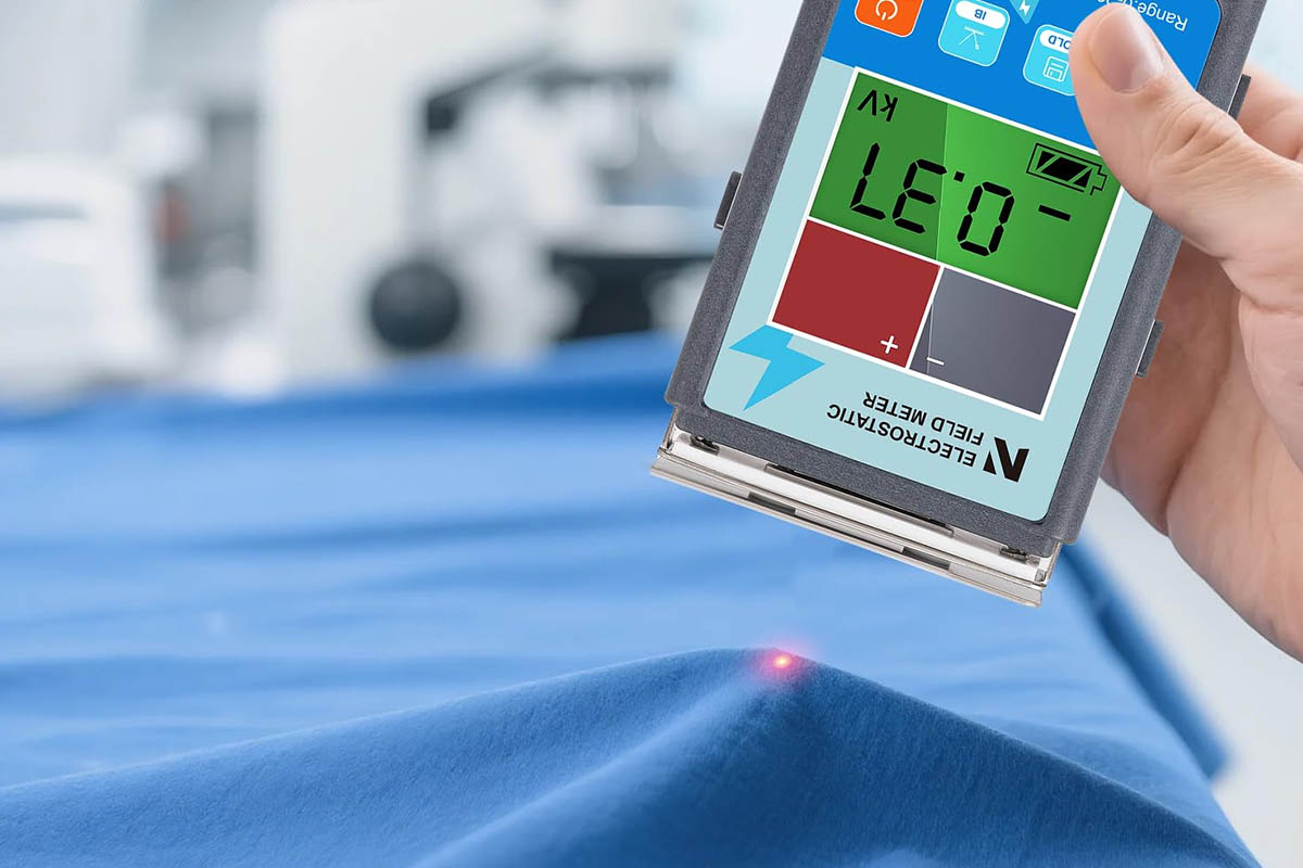 Đo tĩnh điện trên vải bằng phương pháp không tiếp xúc