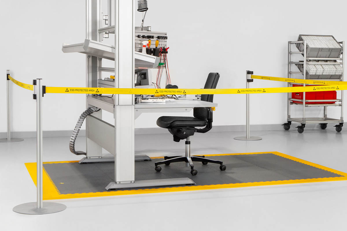 EPA (ESD Protected Area) được thiết kế để bảo vệ linh kiện nhạy cảm tĩnh điện