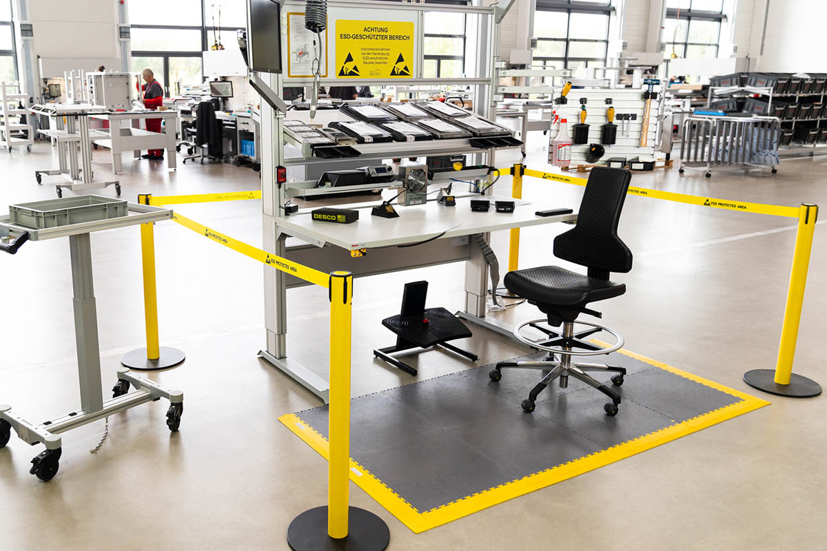 Xây dựng khu vực làm việc chống tĩnh điện (EPA) đơn lẻ