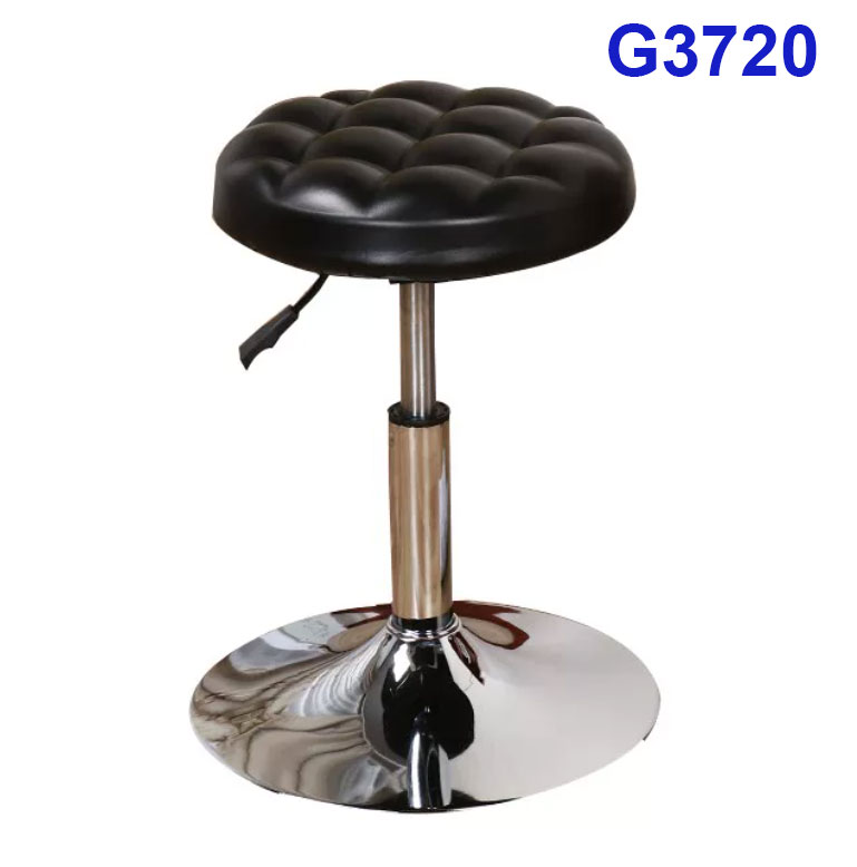 G3720 Ghế mặt da múi (ghế spa), Chiều cao 42-53cm (trục 140), Chân mâm