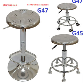 G47 Ghế mặt inox lỗ và G45 Ghế mặt inox thường