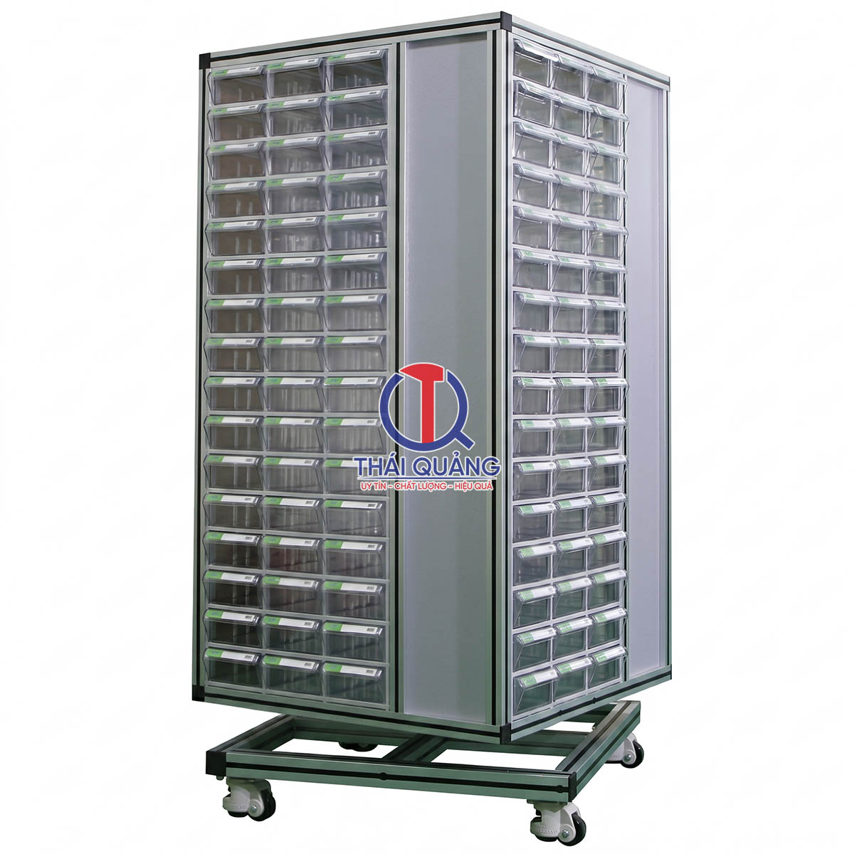 Tủ CA 1003A Brain (384 ngăn loại CA502) xoay 360 độ 4 mặt