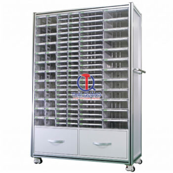 Tủ CA 1008 Brain (108 ngăn loại CA504, CA504-2, CA505, CA506 + 2 ngăn kéo lớn dưới cùng)