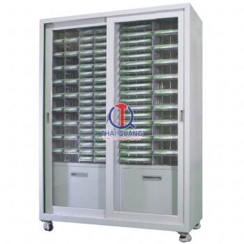 Tủ CA 1214 Brain (90 ngăn loại CA514, CA514-2, CA515, CA516 + 2 ngăn thép lớn dưới cùng)