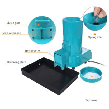 Các bộ phận chính bên ngoài máy tách lò xo BK218 Bakon