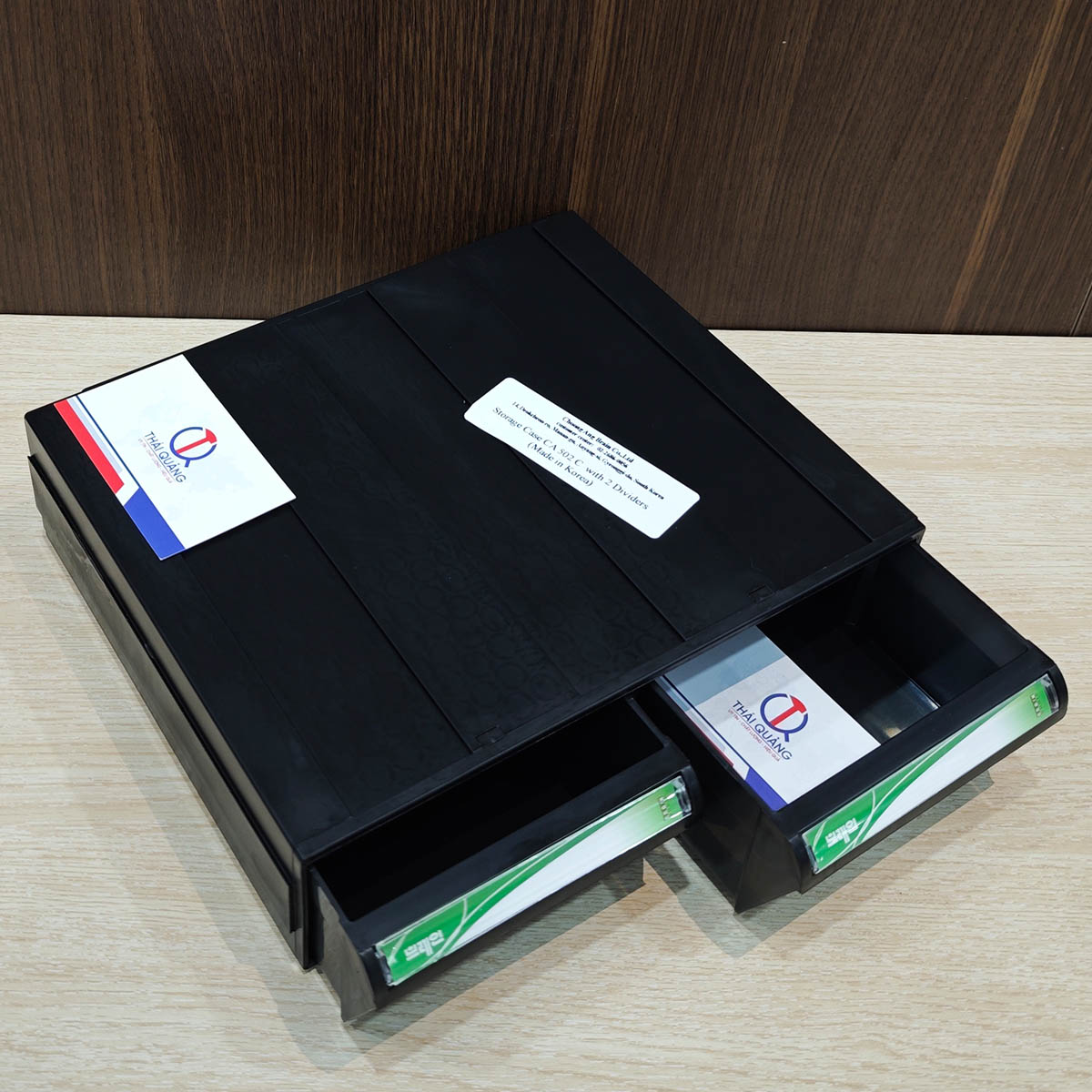 Hộp nhựa 2 ngăn CA 502C ChoongAng Brain Box