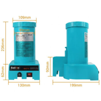Kích thước máy tách lò xo tự động BK218 Bakon