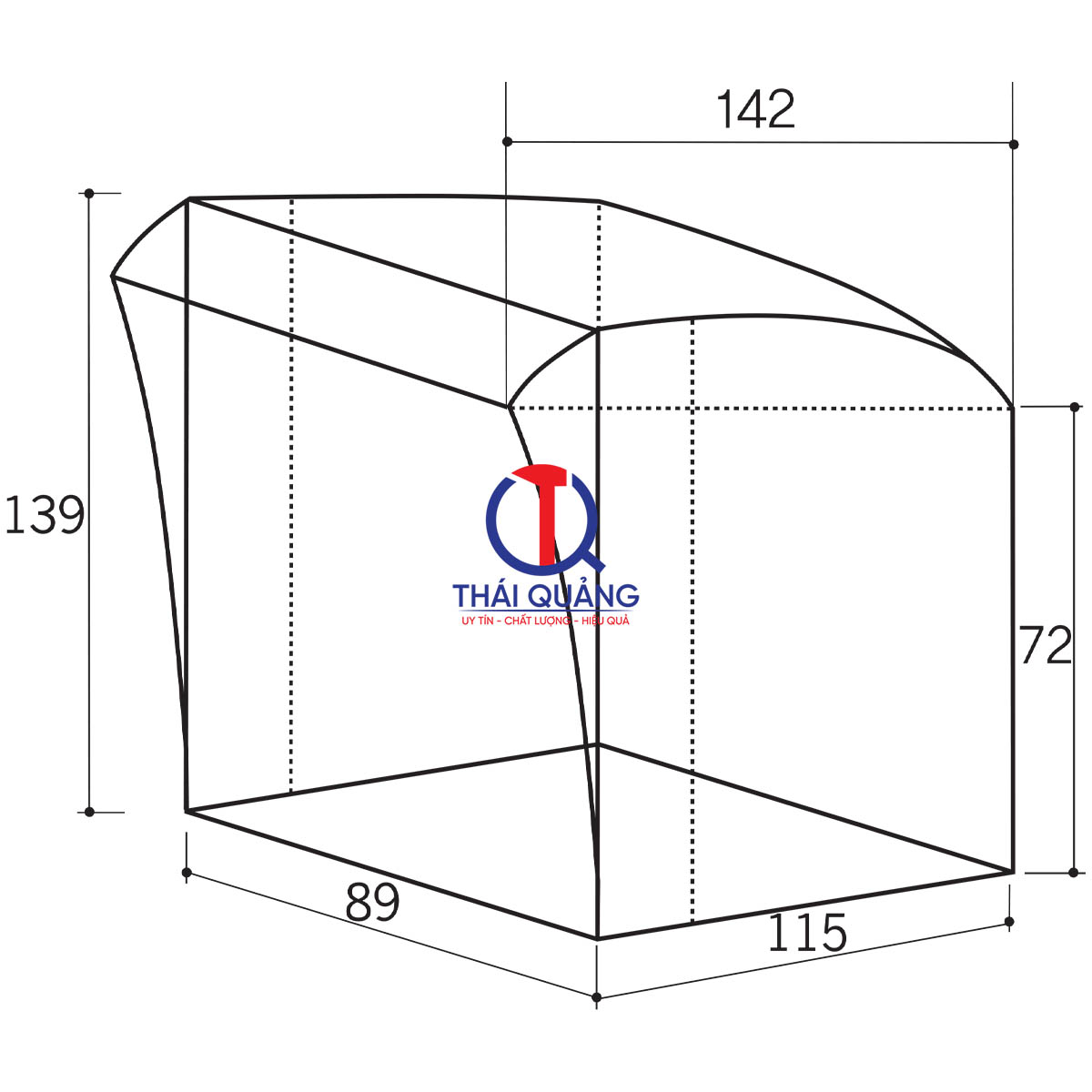 Kích thước ngăn kéo CA 702
