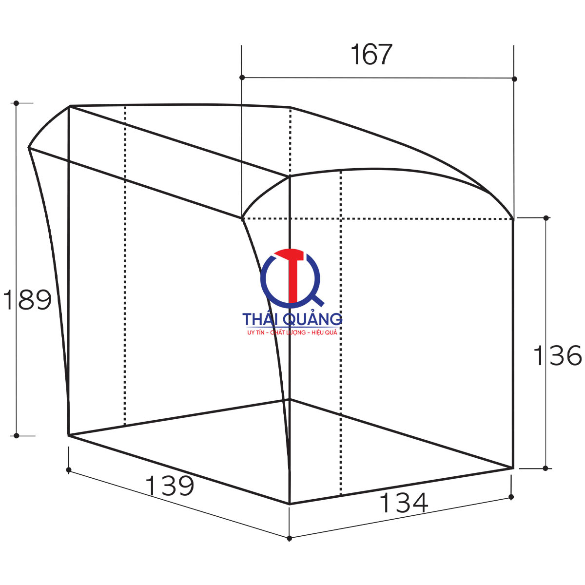Kích thước ngăn kéo CA 703
