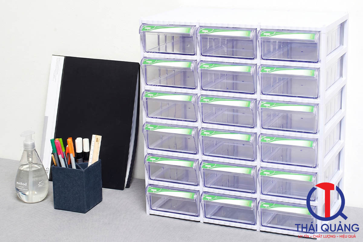 Phối cảnh thực tế tủ 18 ngăn CA 507-6 Brain