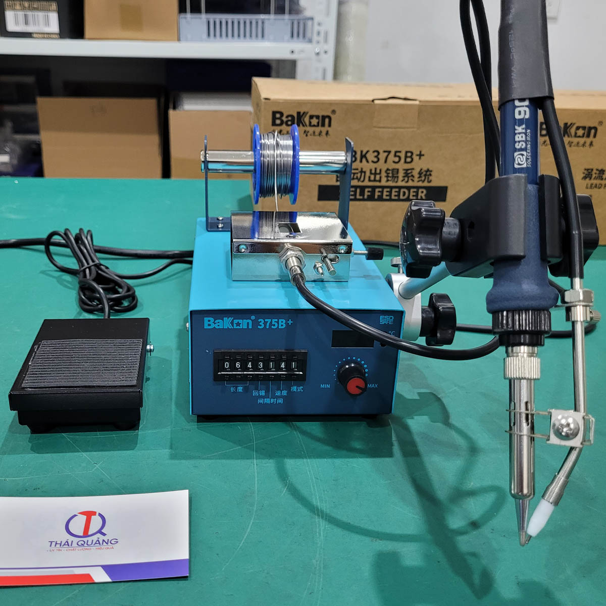 Trạm hàn thiếc BK375B+ Bakon