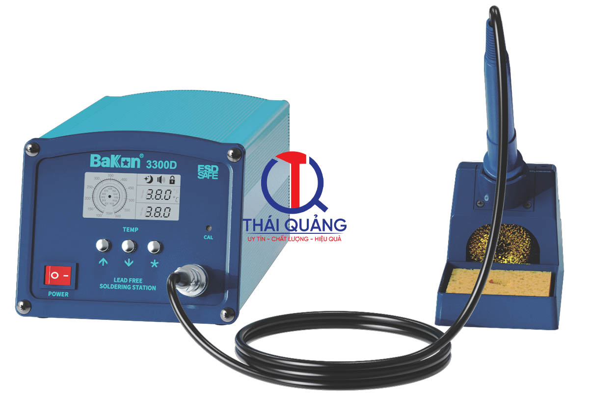 Trạm hàn thiếc không chì BK3300D Bakon