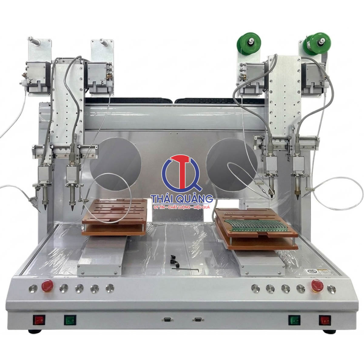 Robot hàn mạch tự động 333311 (2 đầu hàn thiếc, 2 màn hình)