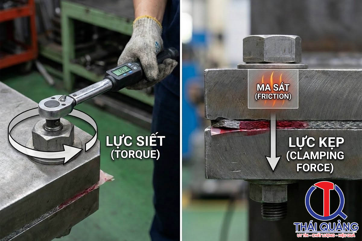 Phân biệt lực siết và lực kẹp